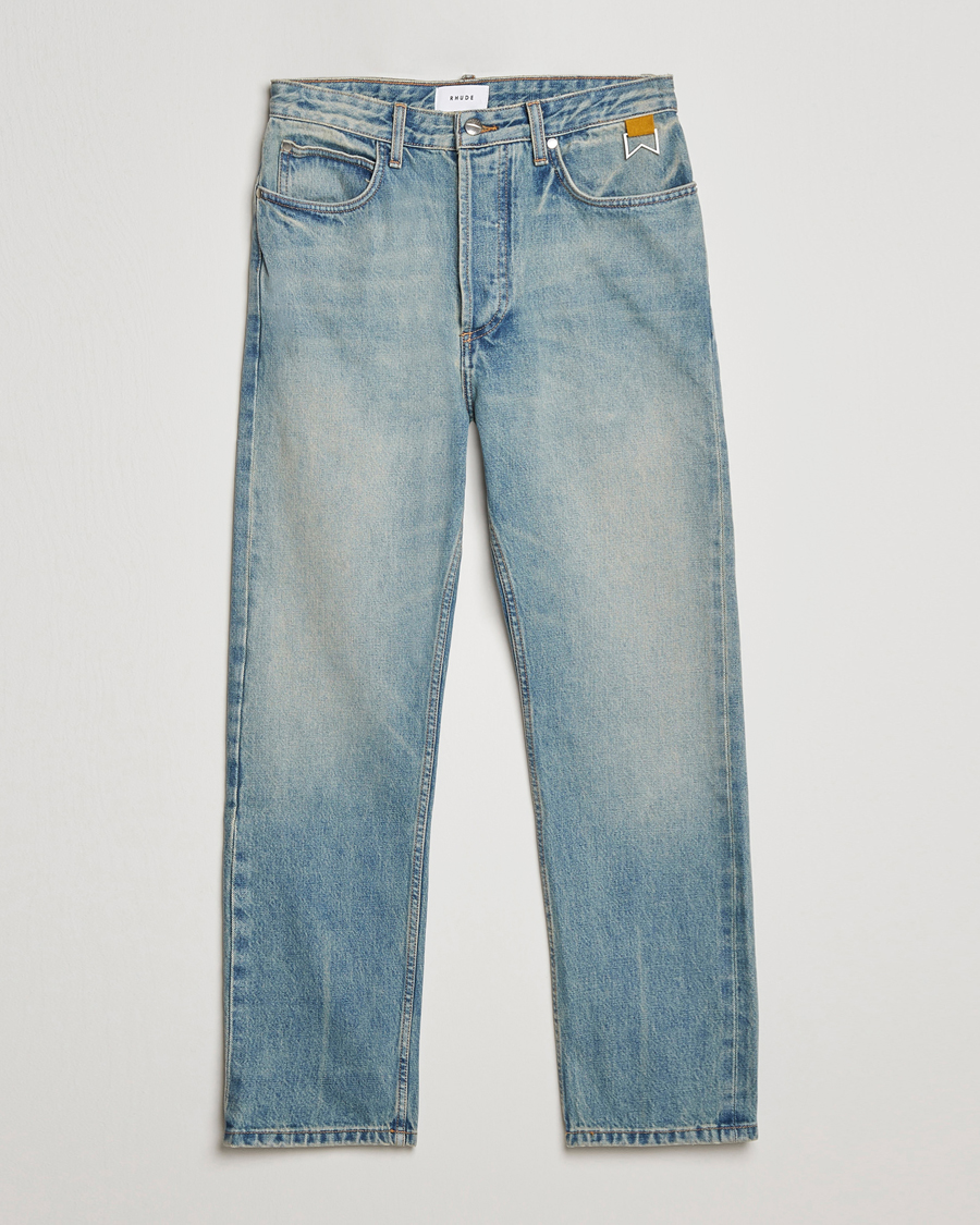 Hombres | Vaqueros | Rhude | Classic Denim Washed Indigo
