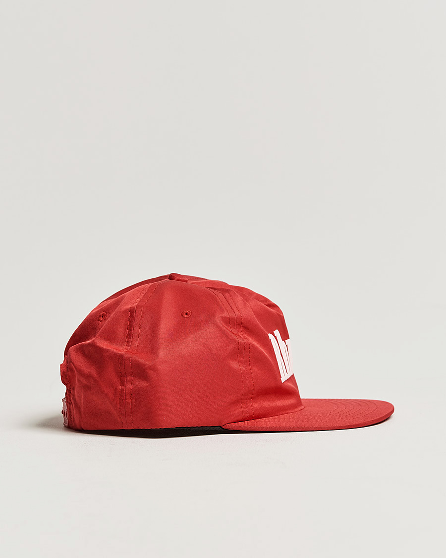 Hombres | Rhude Satin Logo Cap Red/White | Rhude | Satin Logo Cap Red/White