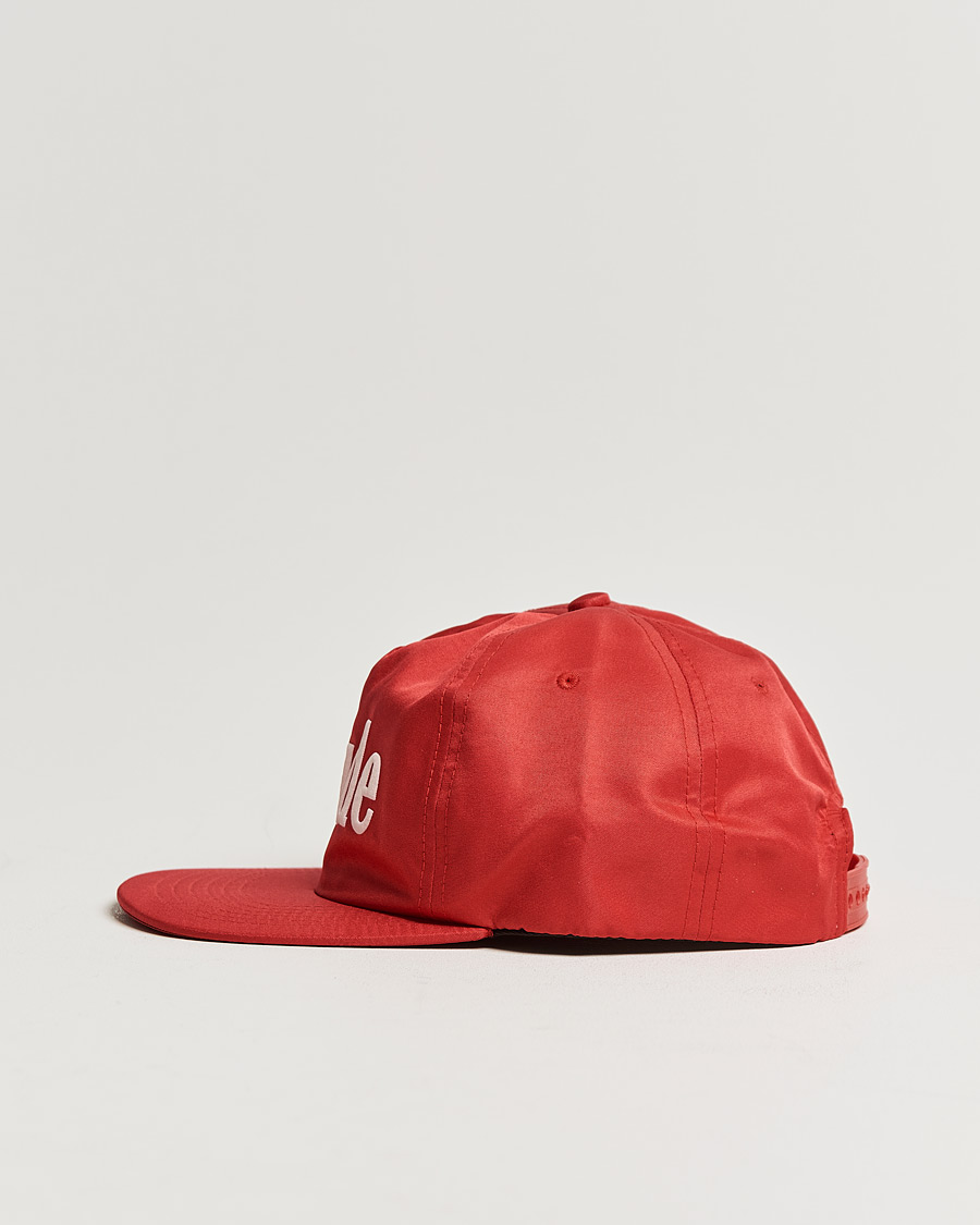 Hombres | Rhude Satin Logo Cap Red/White | Rhude | Satin Logo Cap Red/White