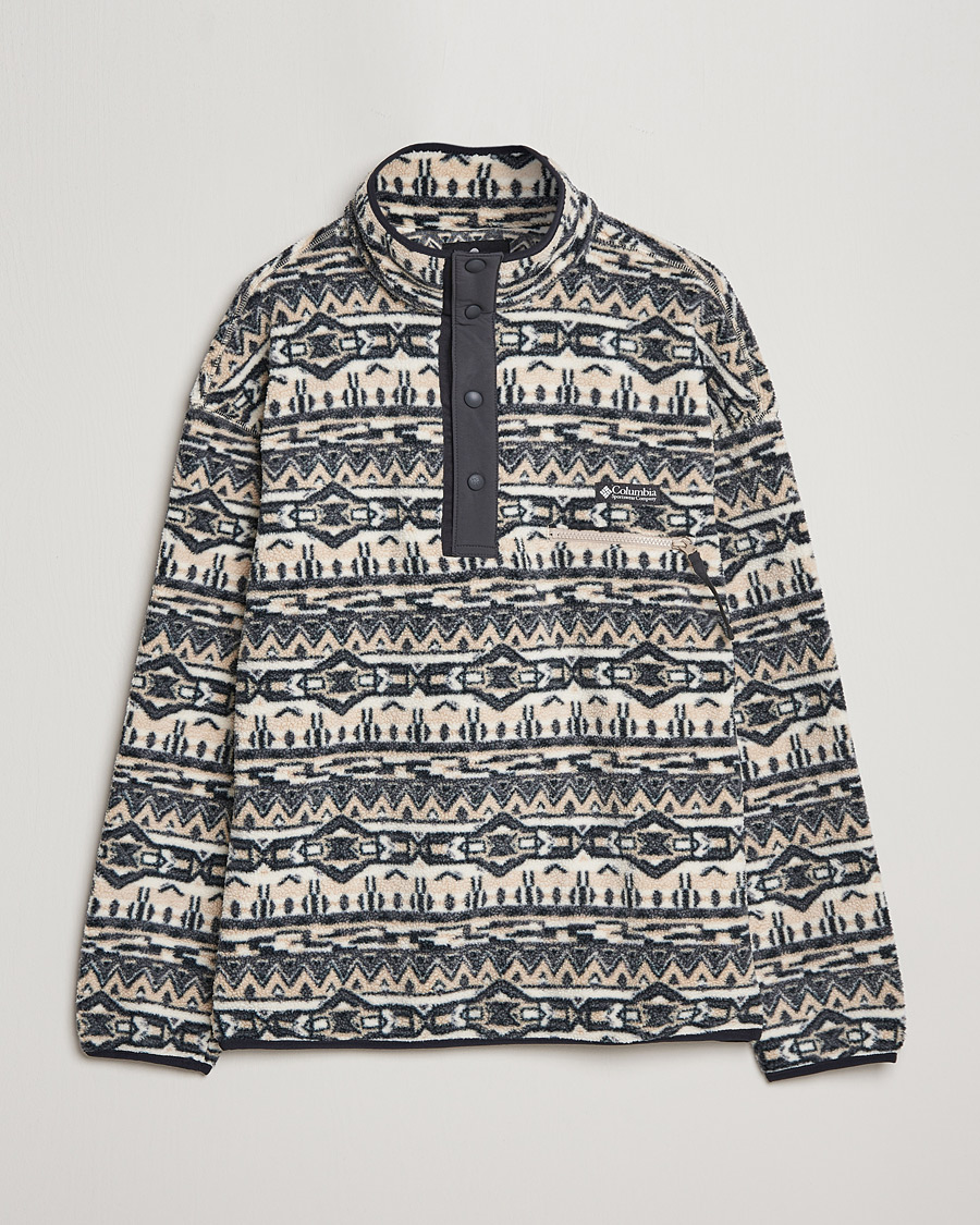 Hombres | Jerséis y prendas de punto | Columbia | Helvetia Half Snap Fleece Ancient Fossil 80s Print