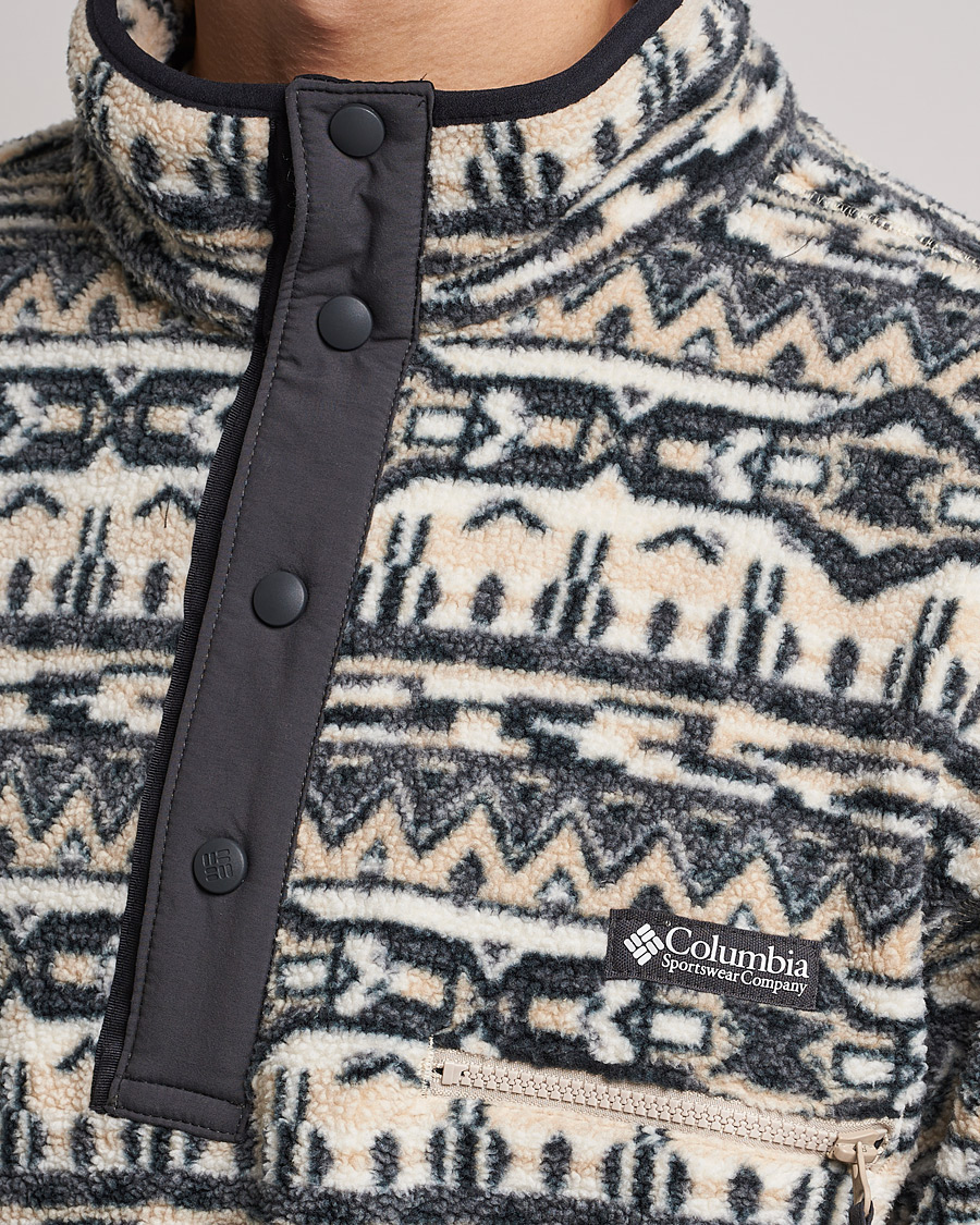 Hombres | Jerséis y prendas de punto | Columbia | Helvetia Half Snap Fleece Ancient Fossil 80s Print