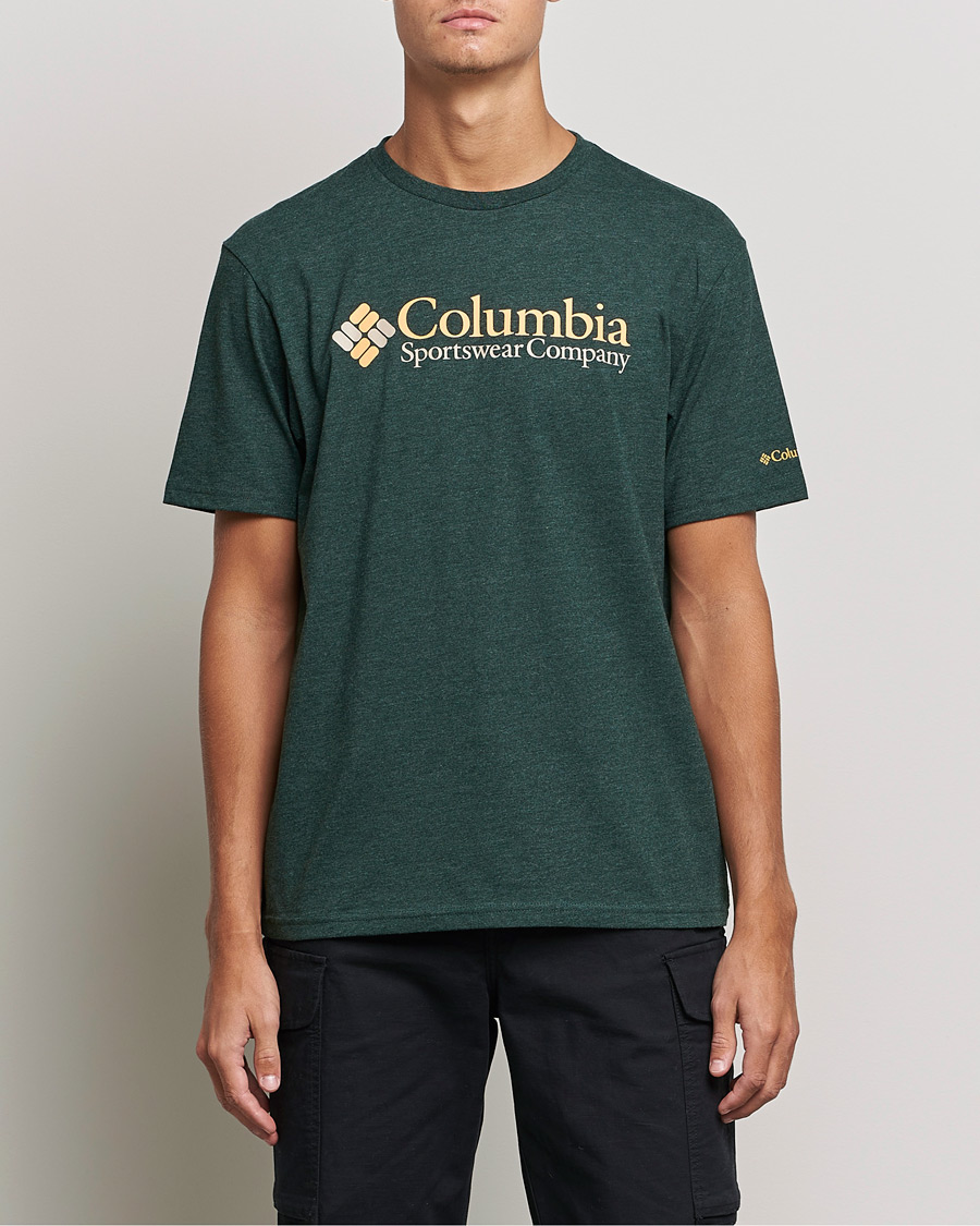 Hombres | Camisetas | Columbia | Basic Logo Short Sleeve T-Shirt Spruce Heather