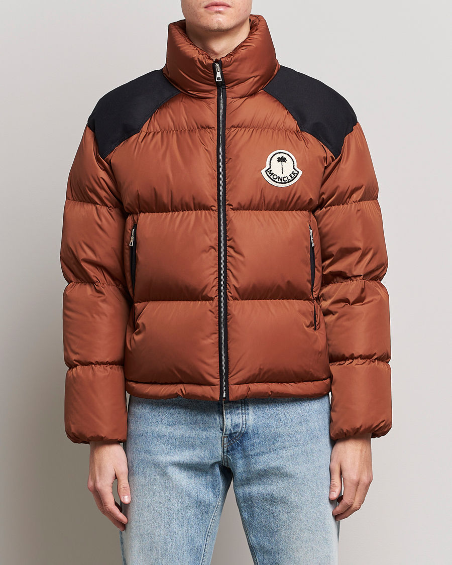 Hombres | Abrigos y chaquetas | Moncler Genius | 8 Palm Angels Nevin Down Jacket Brown