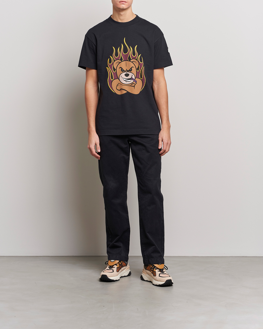 Hombres | Camisetas | Moncler Genius | 8 Palm Angels Bear Motif T-Shirt Black