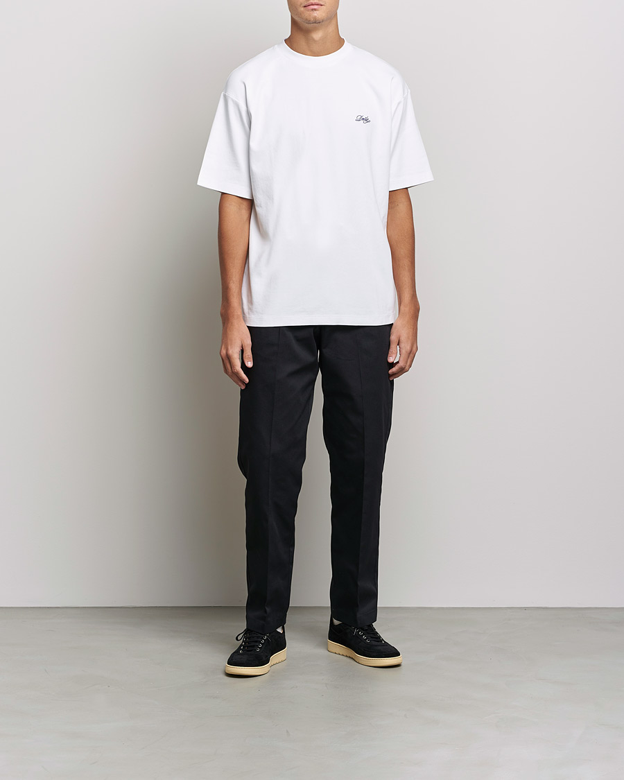 Hombres | Camisetas | Drôle de Monsieur | Signature T-Shirt White