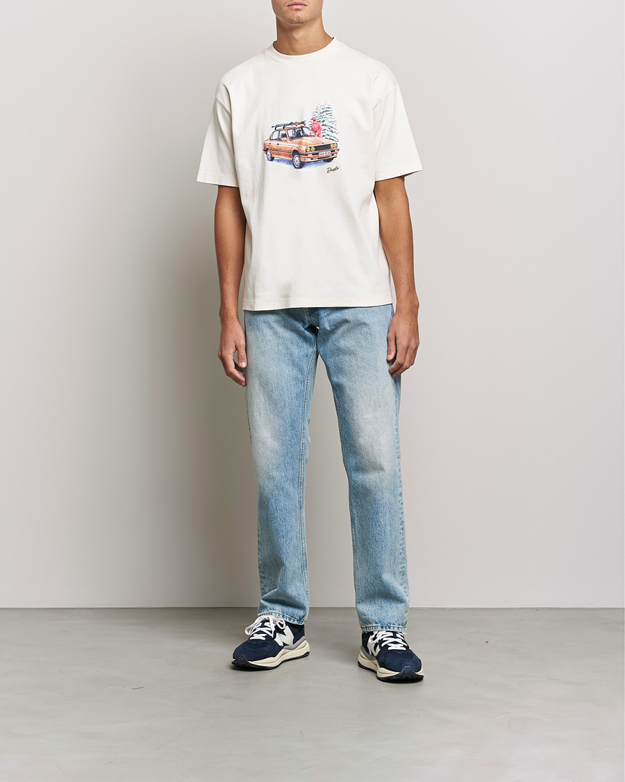 Hombres | Camisetas | Drôle de Monsieur | Departe Ski T-Shirt Cream