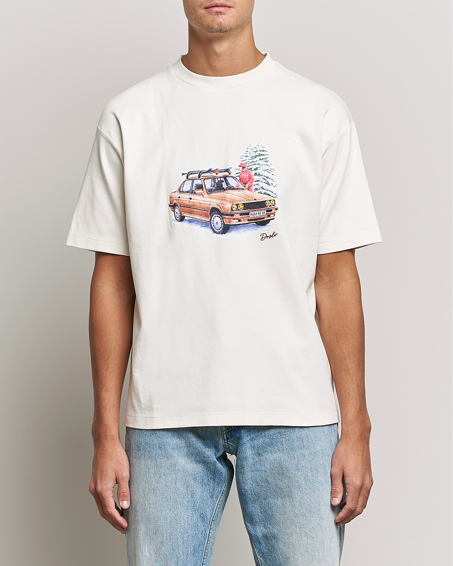 Hombres | Camisetas | Drôle de Monsieur | Departe Ski T-Shirt Cream