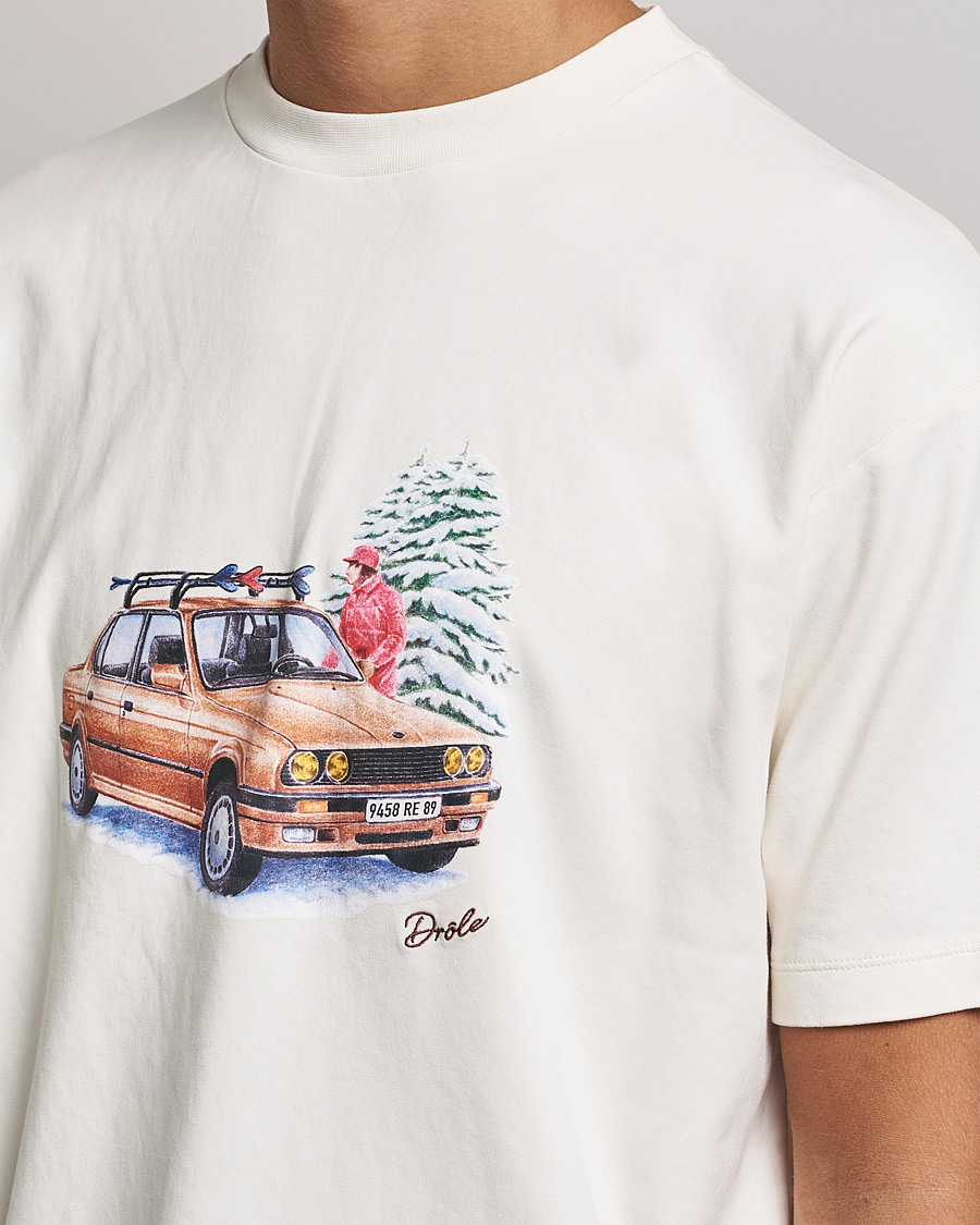 Hombres | Camisetas | Drôle de Monsieur | Departe Ski T-Shirt Cream