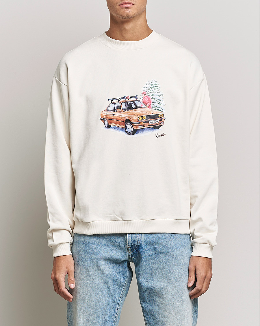 Hombres | Jerséis y prendas de punto | Drôle de Monsieur | Departe Ski Sweatshirt Off White