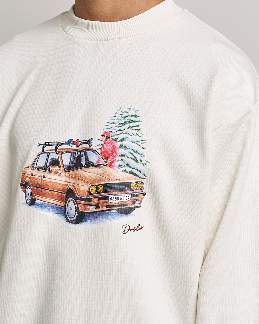 Hombres | Jerséis y prendas de punto | Drôle de Monsieur | Departe Ski Sweatshirt Off White