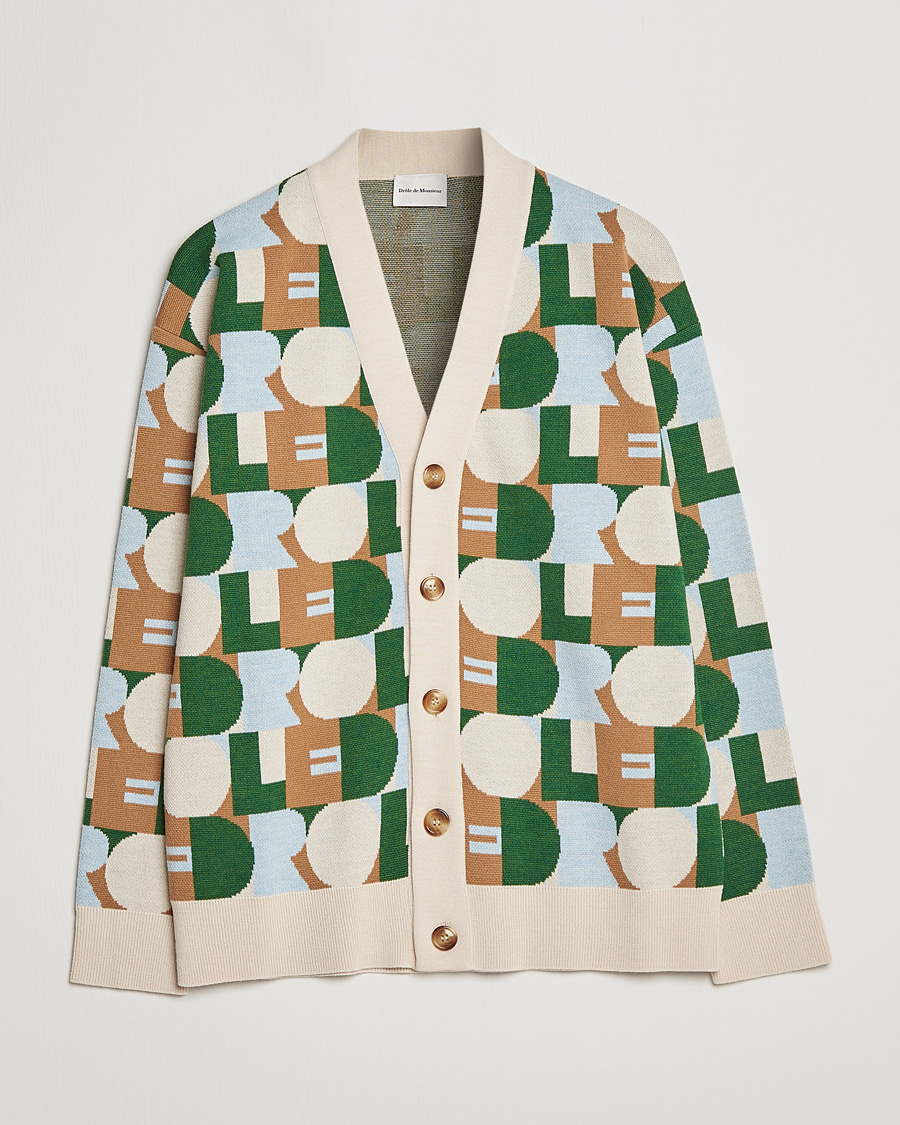 Hombres | Jerséis y prendas de punto | Drôle de Monsieur | Le Cardigan White/Beige