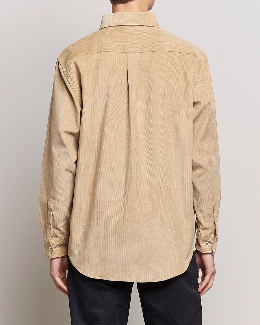 Hombres | Camisas | Drôle de Monsieur | Corduroy Oversize Shirt Beige