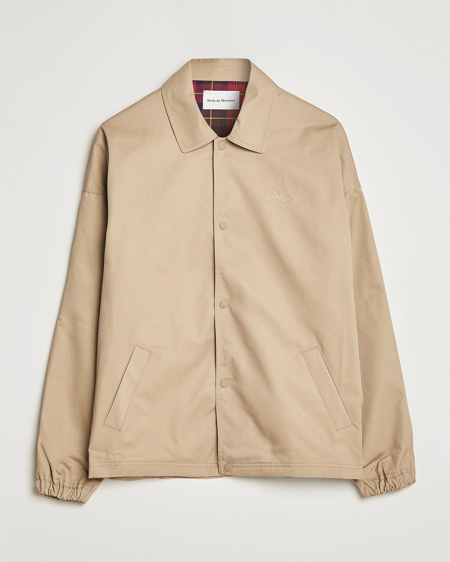 Hombres | Abrigos y chaquetas | Drôle de Monsieur | Varsity Jacket Beige