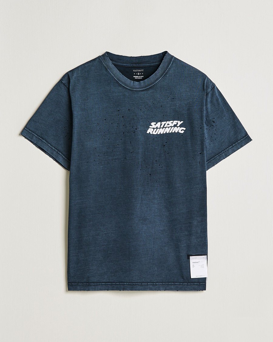 Hombres | Camisetas | Satisfy | MothTech T-Shirt Pigment Black
