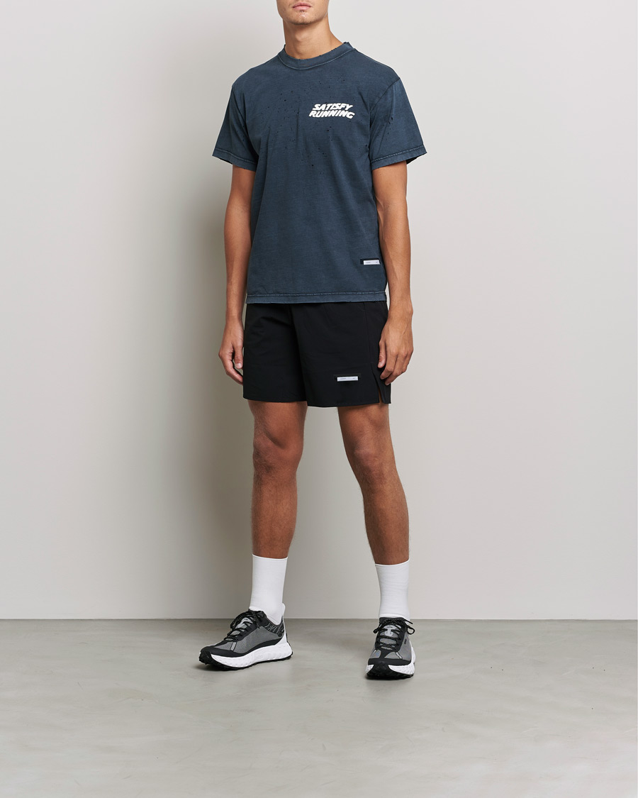 Hombres | Camisetas | Satisfy | MothTech T-Shirt Pigment Black