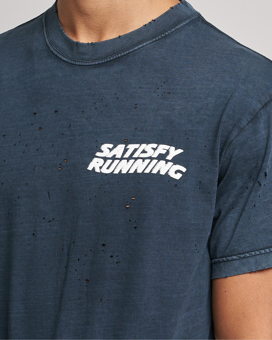 Hombres | Camisetas | Satisfy | MothTech T-Shirt Pigment Black