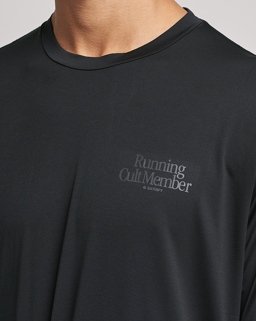 Hombres | Camisetas | Satisfy | AuraLite T-Shirt Black