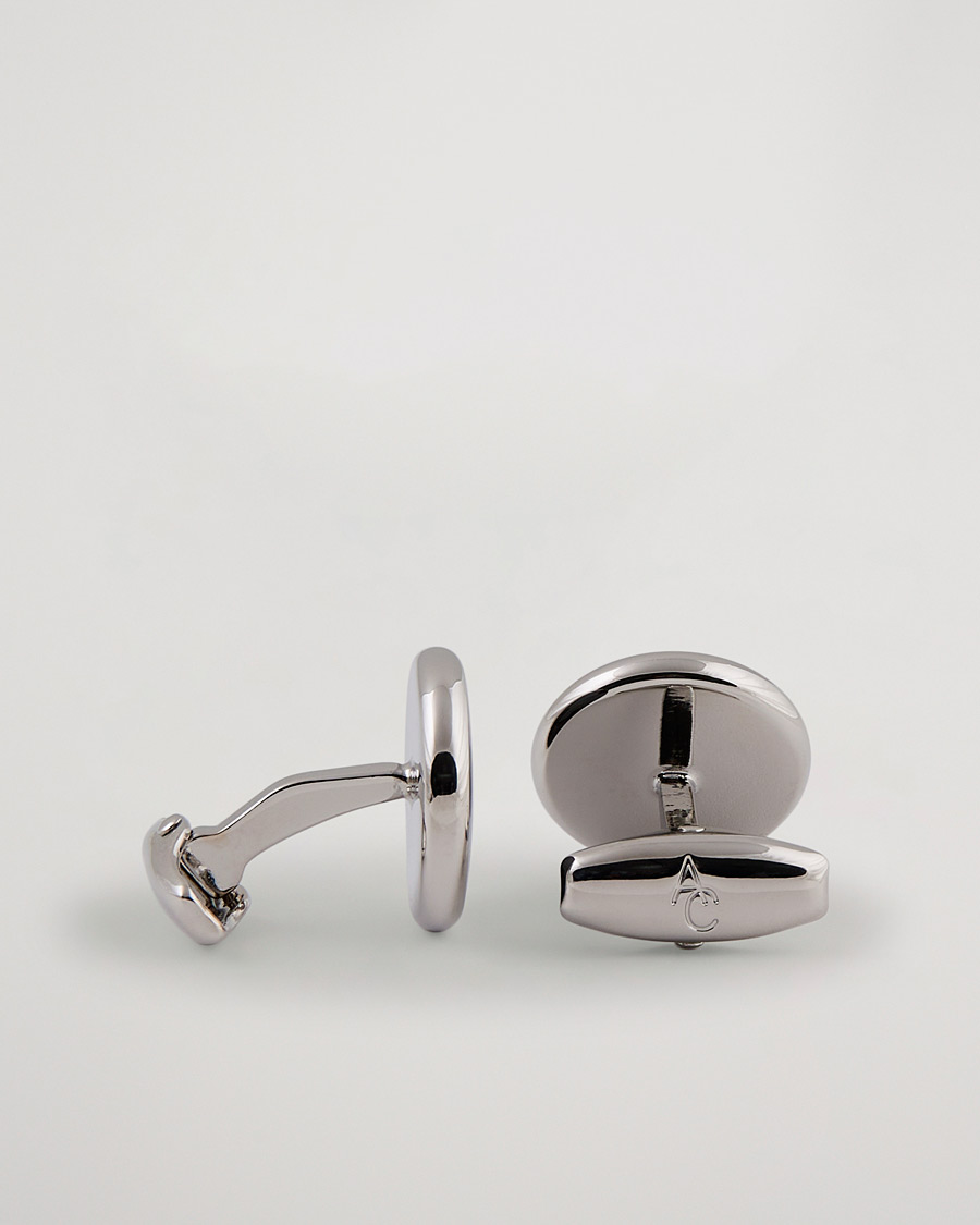 Hombres | Gemelos | Amanda Christensen | Cufflink & Shirt Studs Set Black/Silver