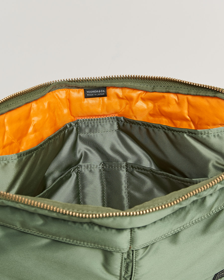 Hombres | Porter-Yoshida & Co. Tanker Document Case Sage Green | Porter-Yoshida & Co. | Tanker Document Case Sage Green