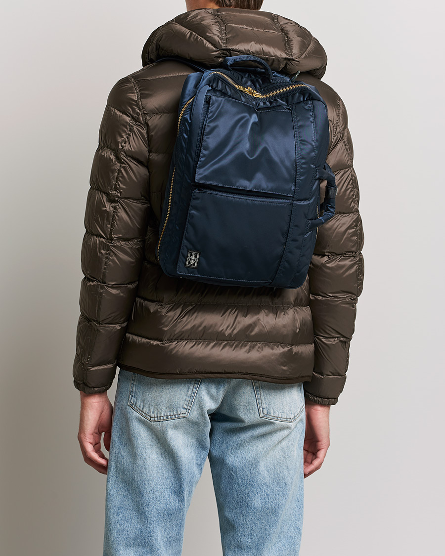 Hombres | Porter-Yoshida & Co. Tanker 3Way Briefcase Iron Blue | Porter-Yoshida & Co. | Tanker 3Way Briefcase Iron Blue