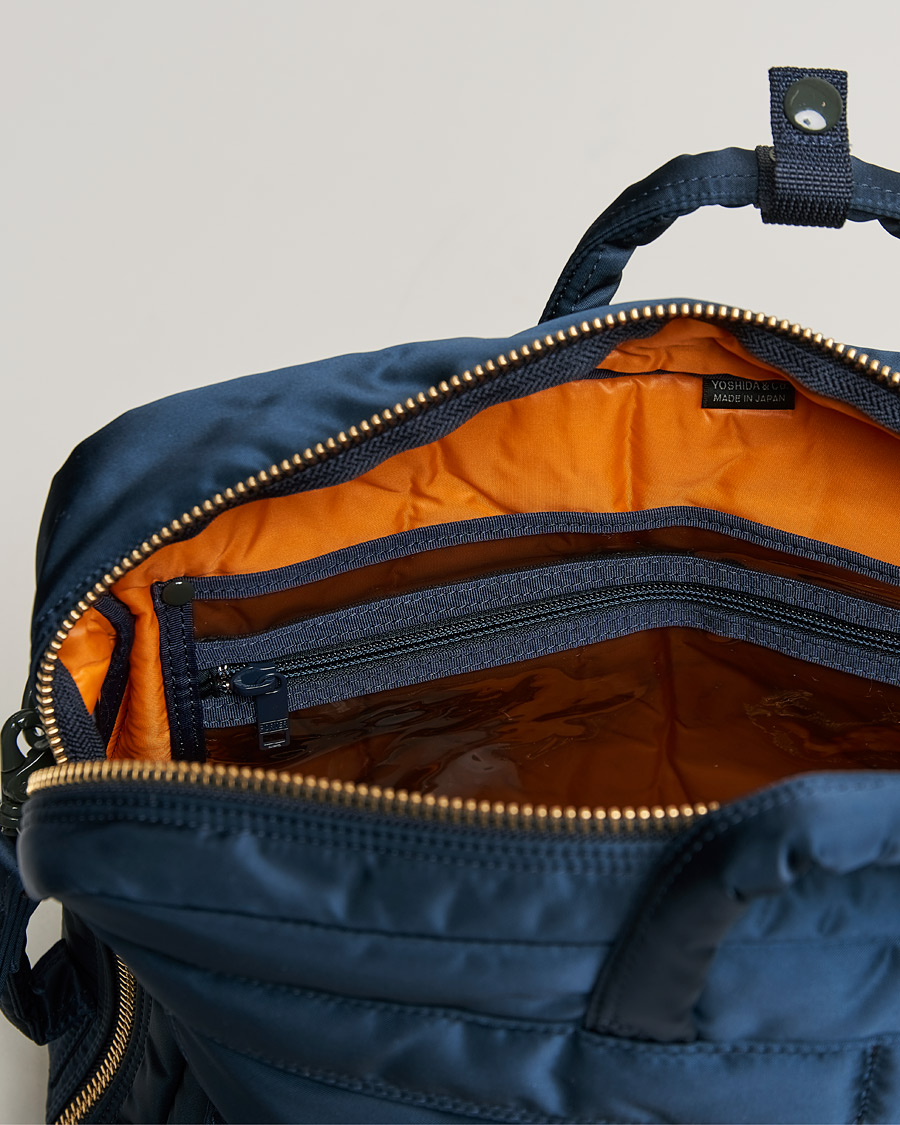 Hombres | Porter-Yoshida & Co. Tanker 3Way Briefcase Iron Blue | Porter-Yoshida & Co. | Tanker 3Way Briefcase Iron Blue