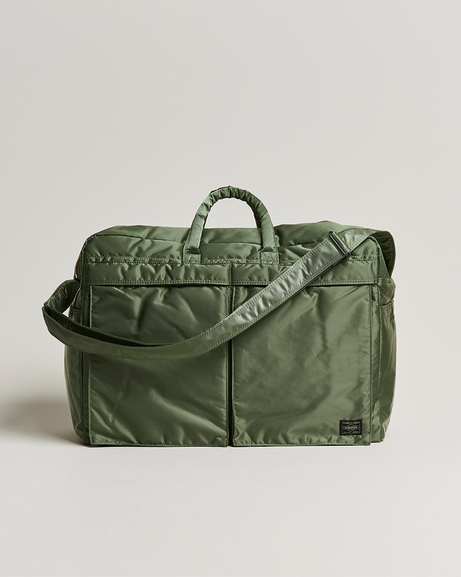 Hombres | Porter-Yoshida & Co. Tanker 2Way Boston Weekender Sage Green | Porter-Yoshida & Co. | Tanker 2Way Boston Weekender Sage Green