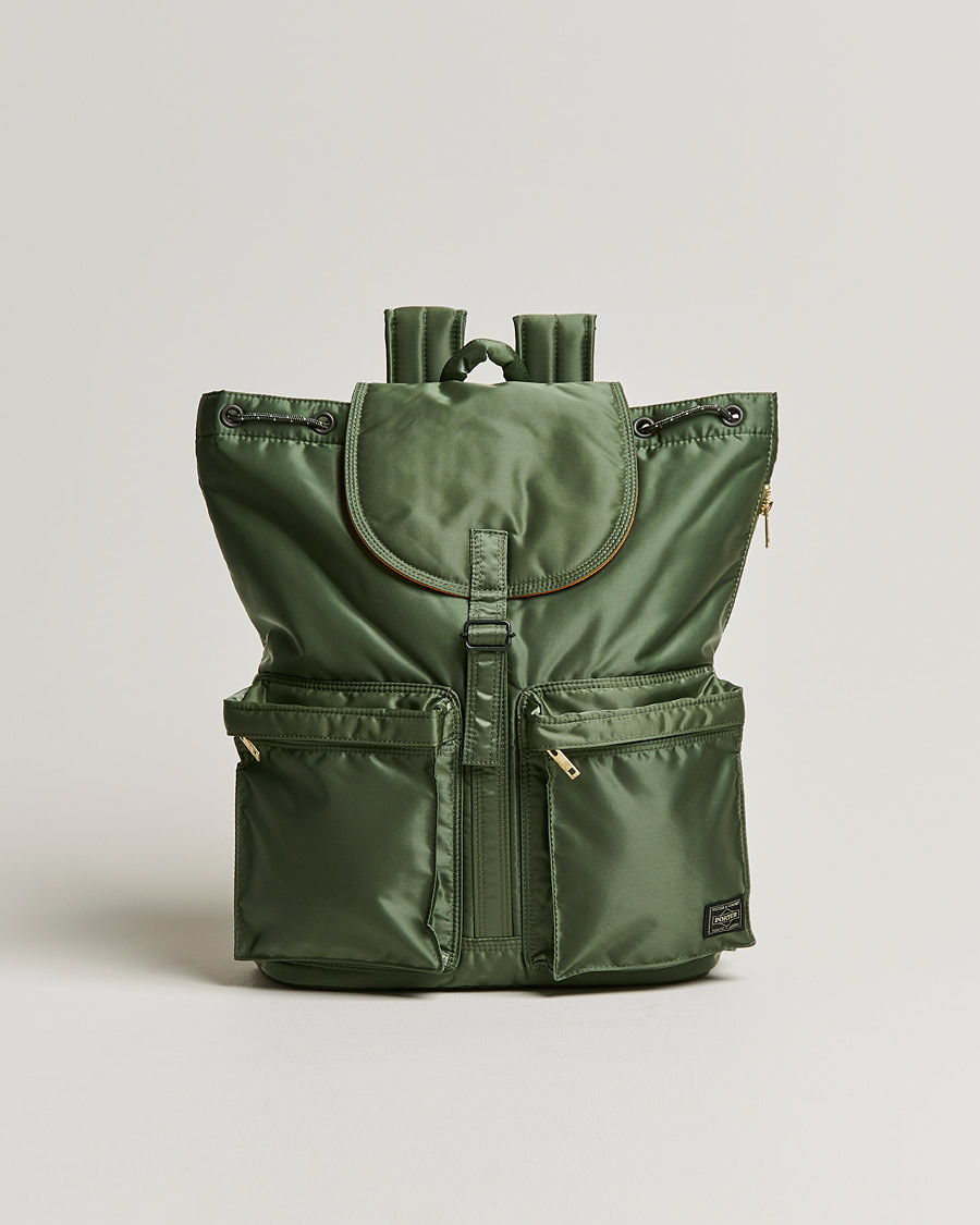 Hombres | Porter-Yoshida & Co. Tanker Rucksack Sage Green | Porter-Yoshida & Co. | Tanker Rucksack Sage Green