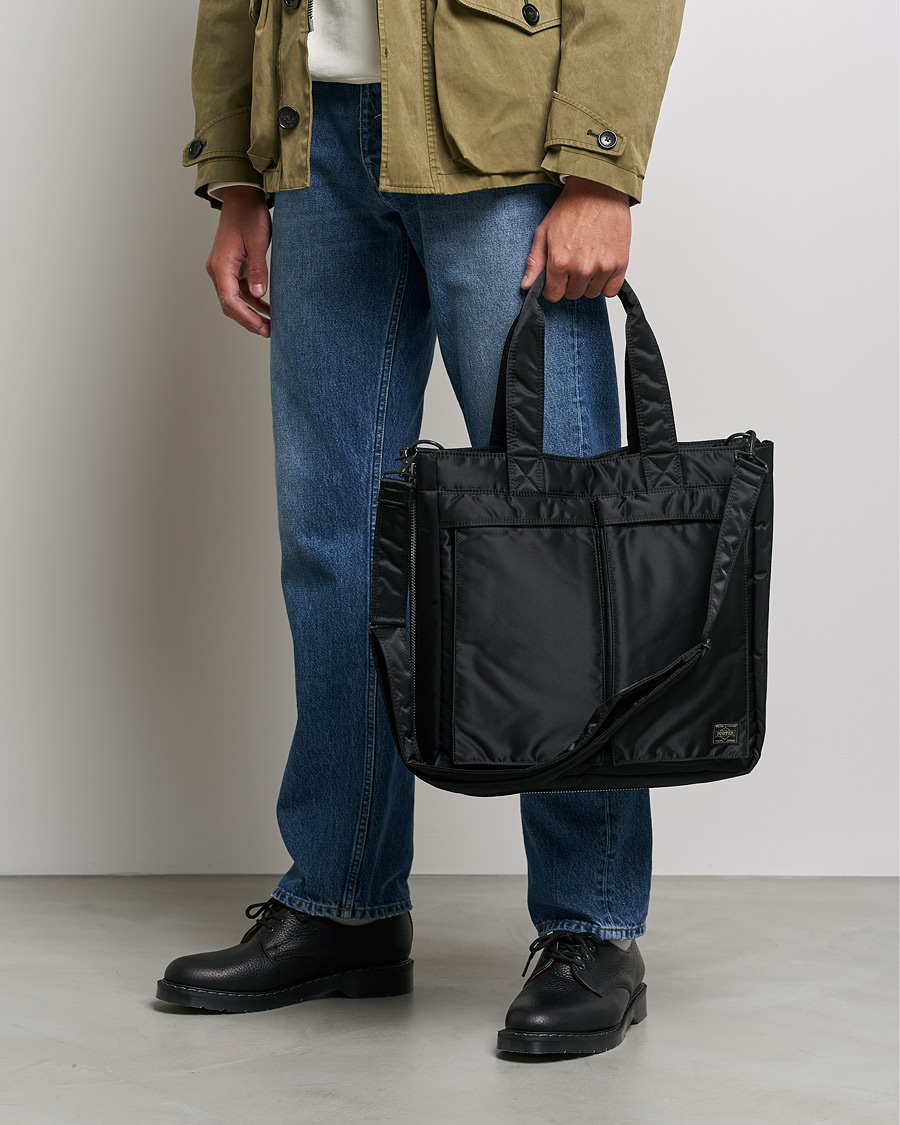 Hombres | Porter-Yoshida & Co. Tanker Tote Bag Black | Porter-Yoshida & Co. | Tanker Tote Bag Black