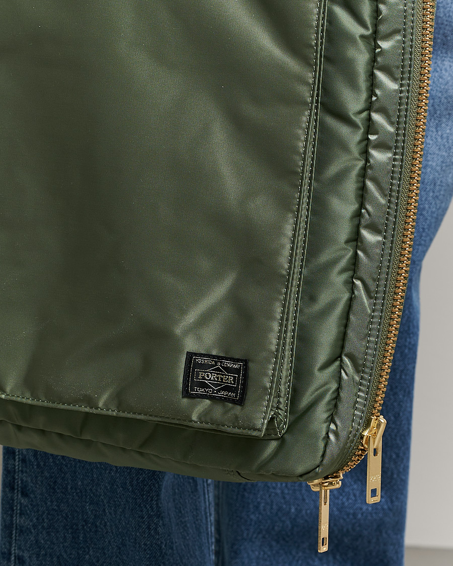 Hombres | Porter-Yoshida & Co. Tanker Garment Bag Sage Green | Porter-Yoshida & Co. | Tanker Garment Bag Sage Green