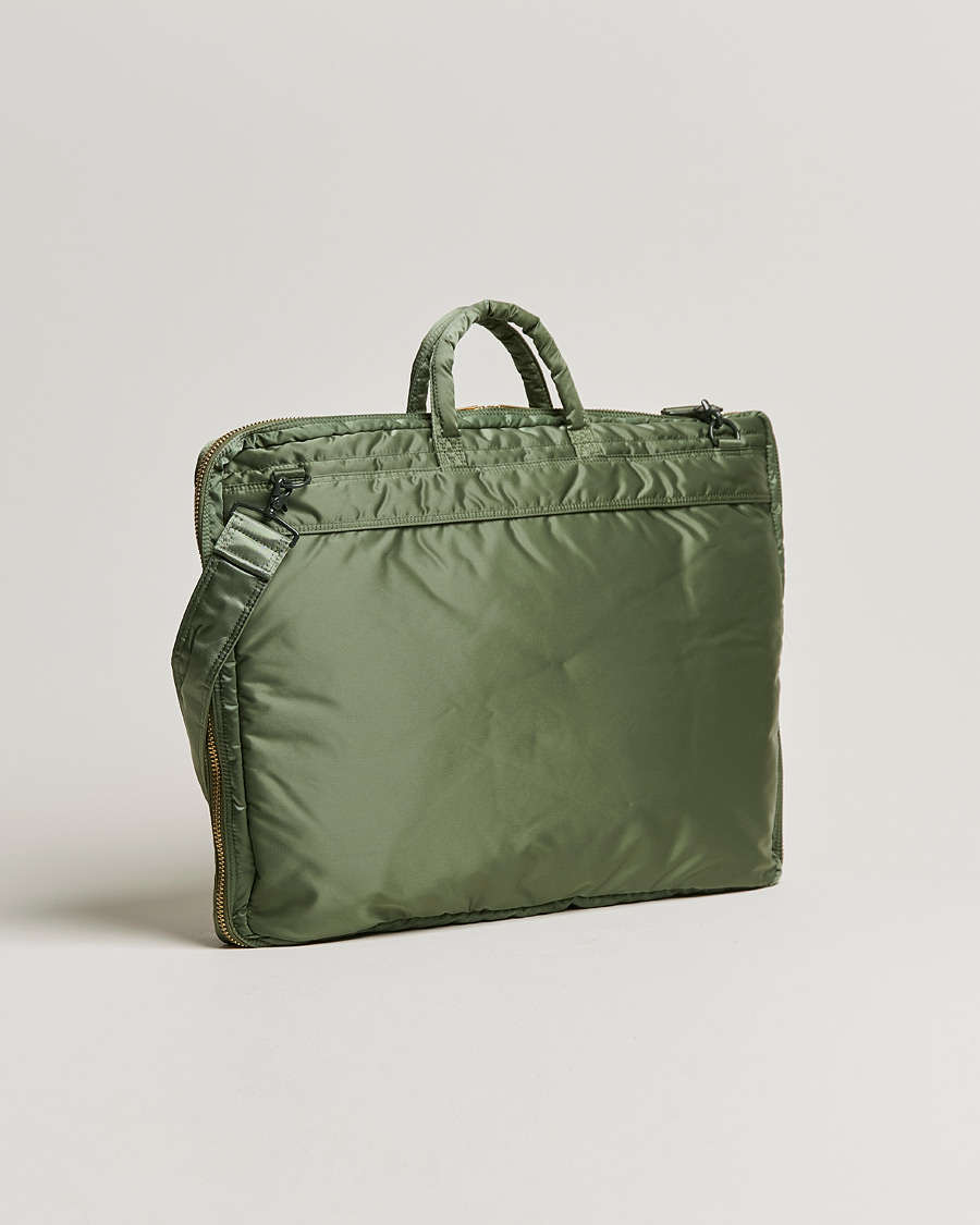 Hombres | Porter-Yoshida & Co. Tanker Garment Bag Sage Green | Porter-Yoshida & Co. | Tanker Garment Bag Sage Green