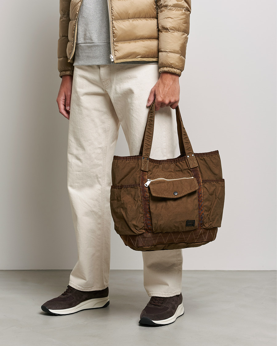 Hombres | Porter-Yoshida & Co. Crag Tote Bag Coyote | Porter-Yoshida & Co. | Crag Tote Bag Coyote