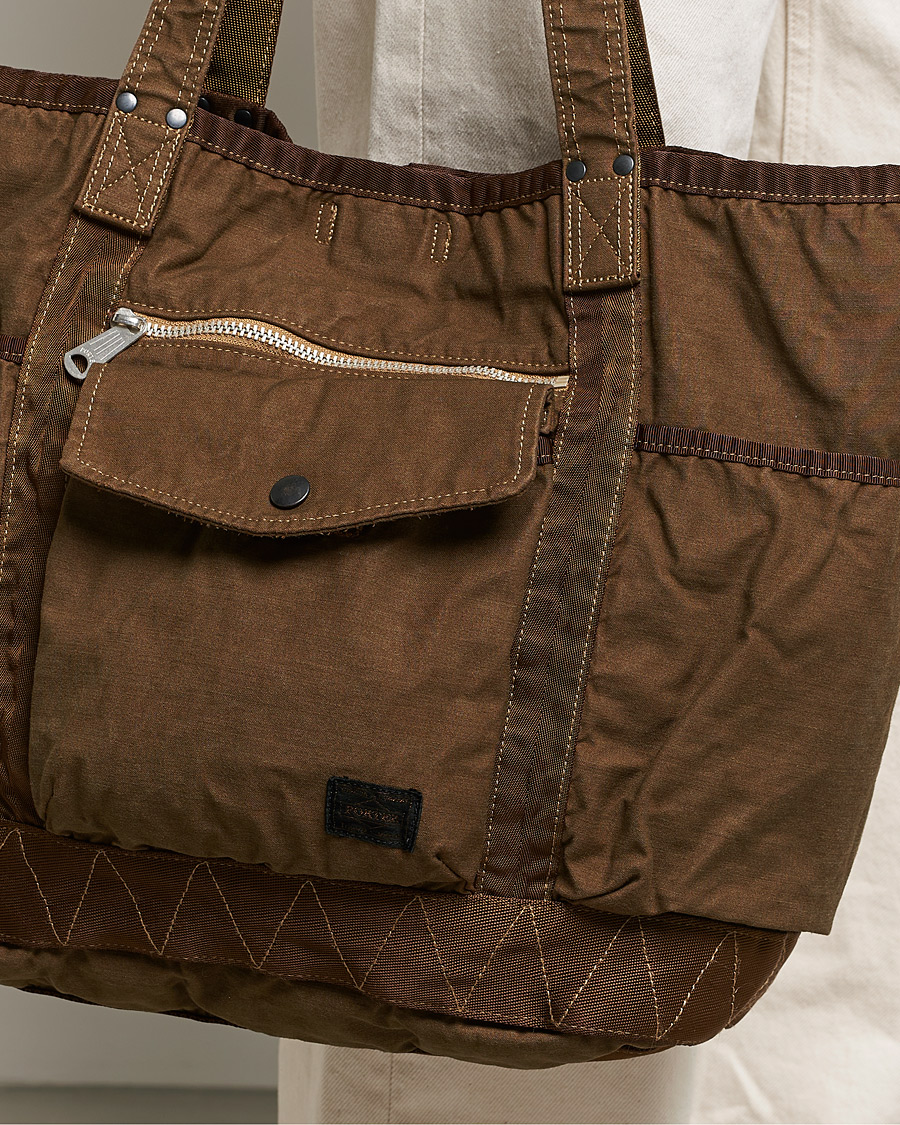 Hombres | Porter-Yoshida & Co. Crag Tote Bag Coyote | Porter-Yoshida & Co. | Crag Tote Bag Coyote