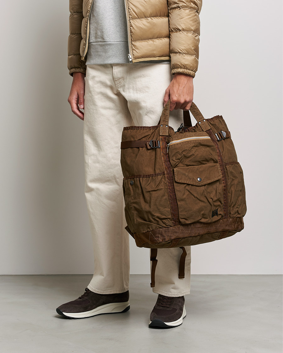 Hombres | Porter-Yoshida & Co. Crag 2Way Ruck Sack Coyote | Porter-Yoshida & Co. | Crag 2Way Ruck Sack Coyote