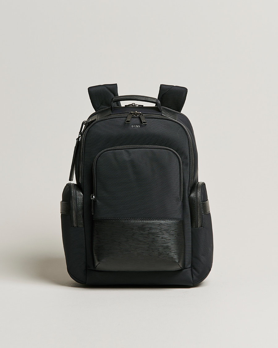 Hombres | First Class Backpack Black | BOSS BLACK | First Class Backpack Black