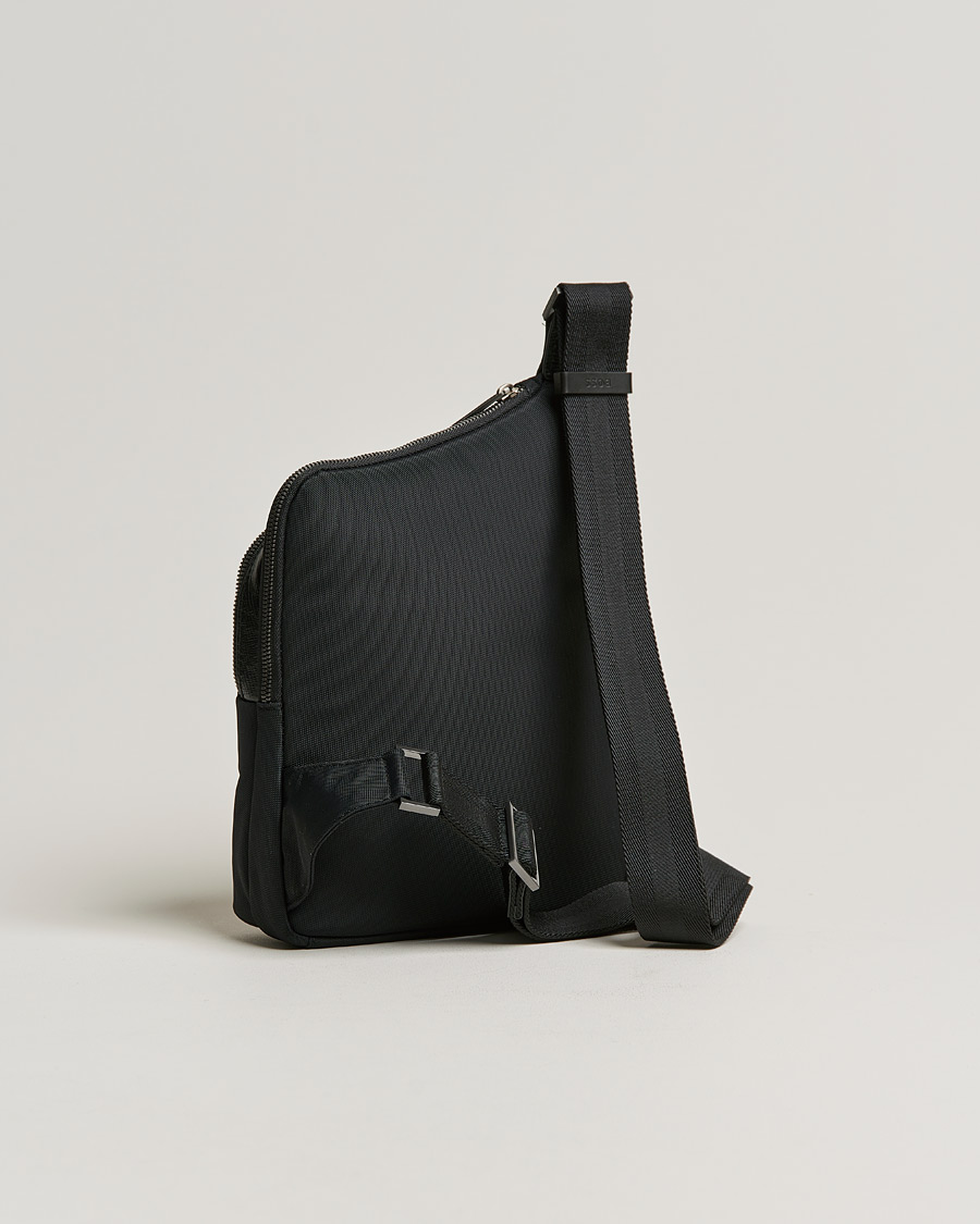 Hombres | First Class Crossbody Bag Black | BOSS BLACK | First Class Crossbody Bag Black