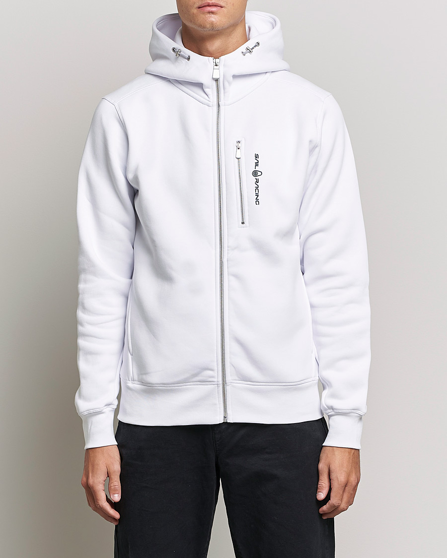 Hombres | Jerséis y prendas de punto | Sail Racing | Bowman Full Zip Hoodie White