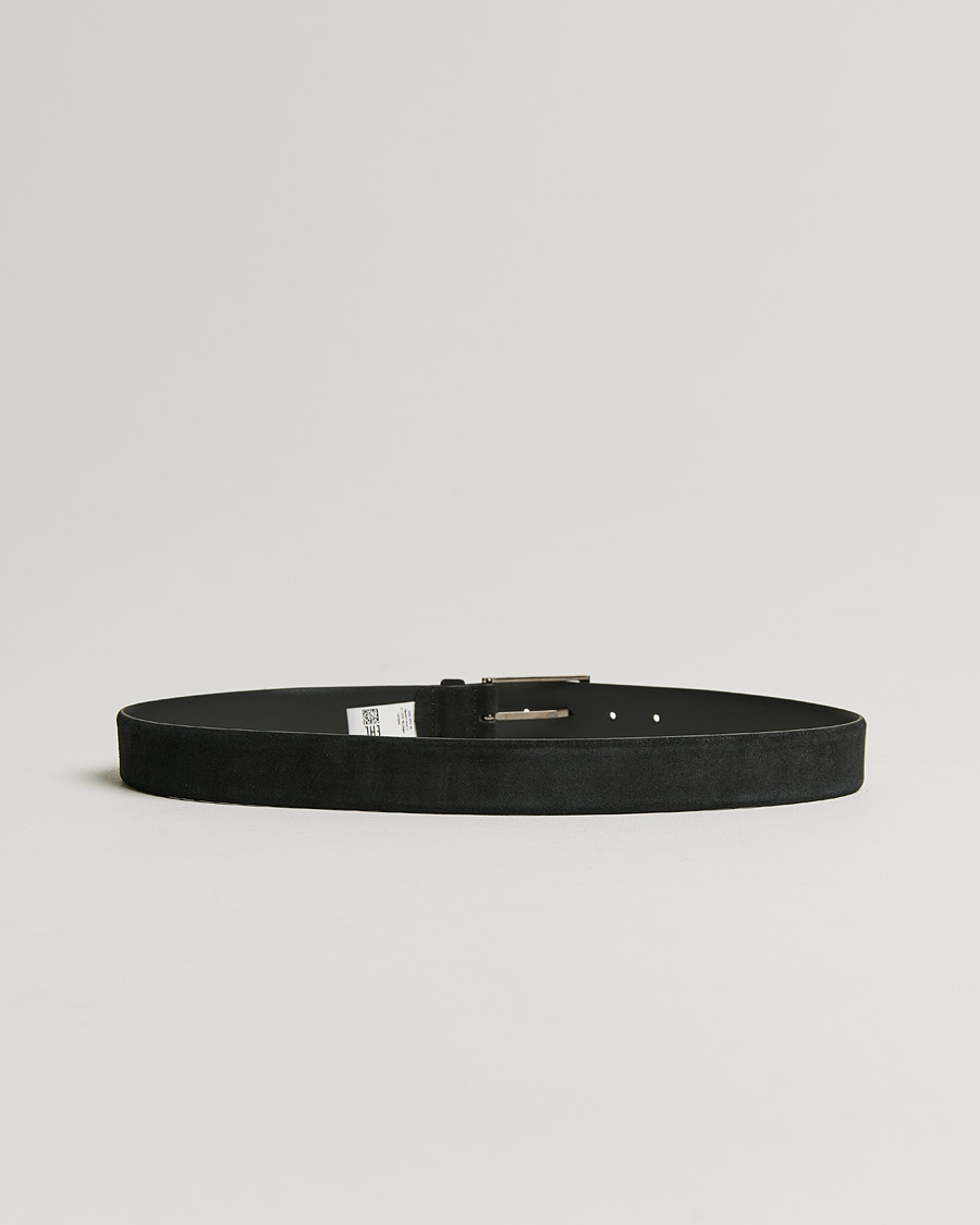 Hombres | Calindo Suede Belt Black | BOSS BLACK | Calindo Suede Belt Black