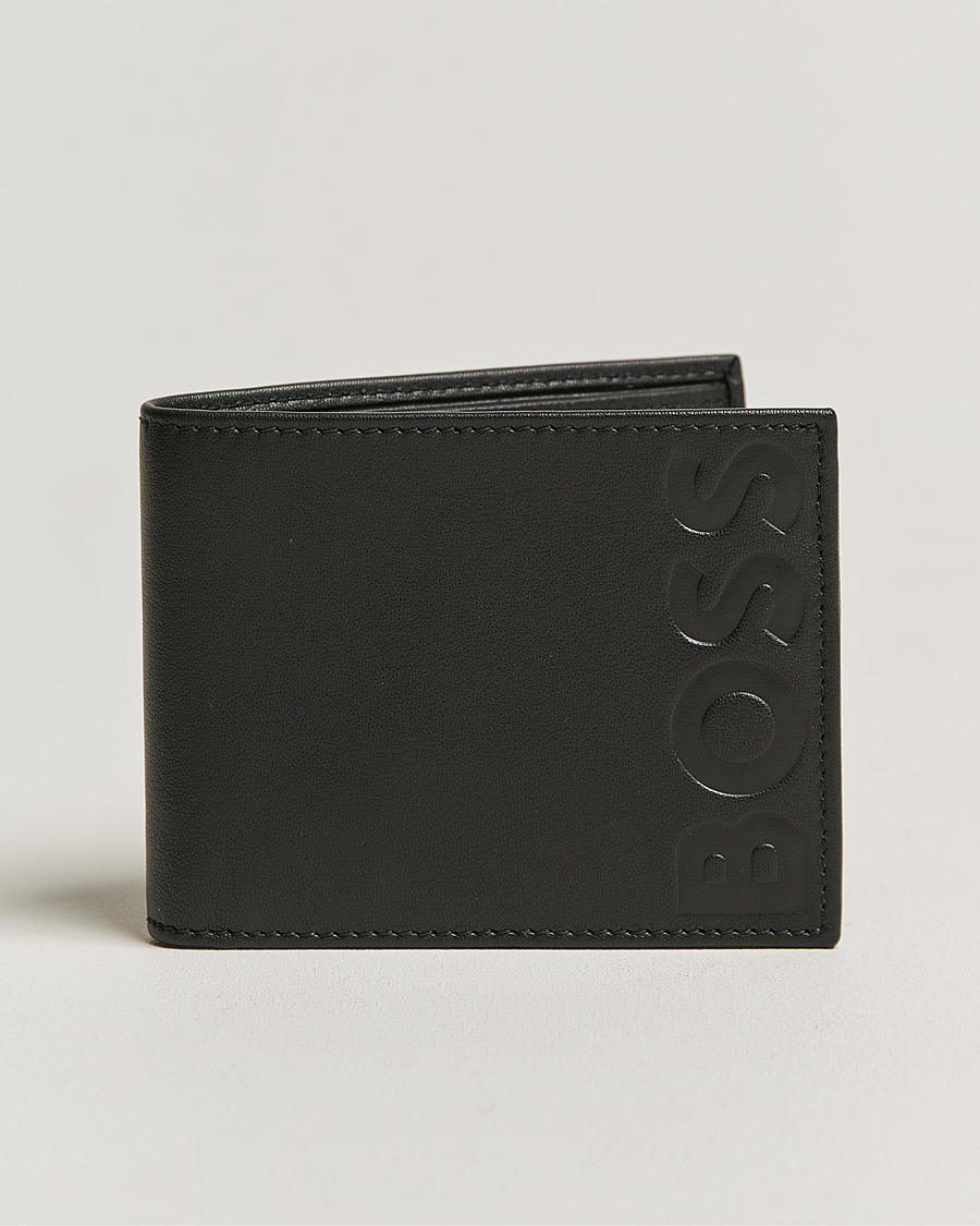 Hombres | Signature Leather Wallet Black | BOSS BLACK | Signature Leather Wallet Black
