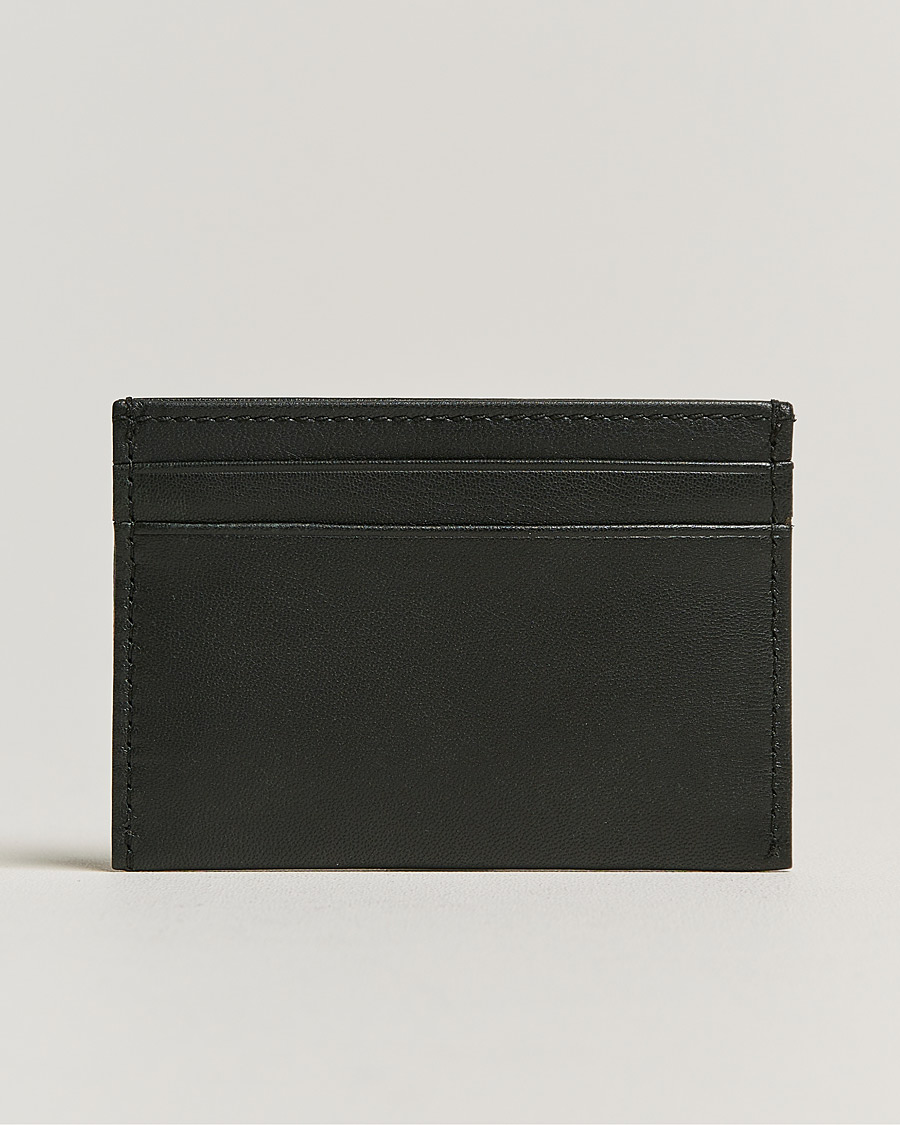 Hombres | Tarjeteros | BOSS BLACK | Signature Leather Card Holder Black
