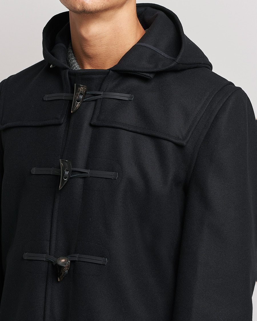 Hombres | Abrigos y chaquetas | Gloverall | Cashmere Blend Duffle Coat Black