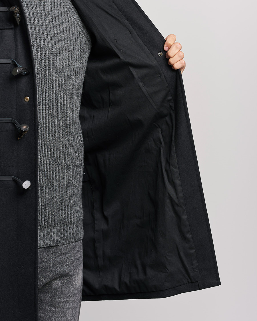 Hombres | Abrigos y chaquetas | Gloverall | Cashmere Blend Duffle Coat Black