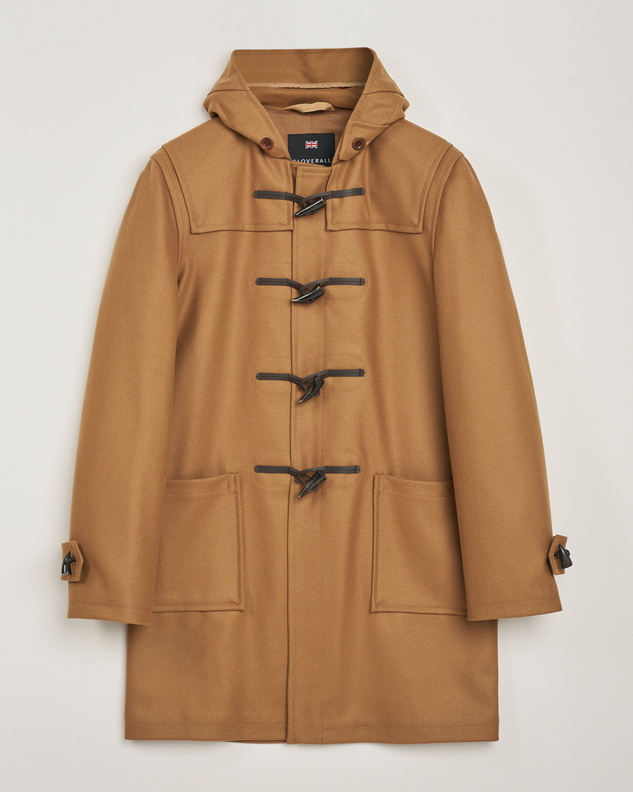 Hombres | Abrigos y chaquetas | Gloverall | Cashmere Blend Duffle Coat Camel