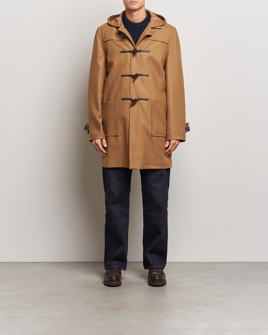 Hombres | Abrigos y chaquetas | Gloverall | Cashmere Blend Duffle Coat Camel