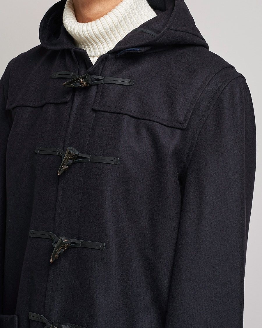Hombres | Abrigos y chaquetas | Gloverall | Cashmere Blend Duffle Coat Navy