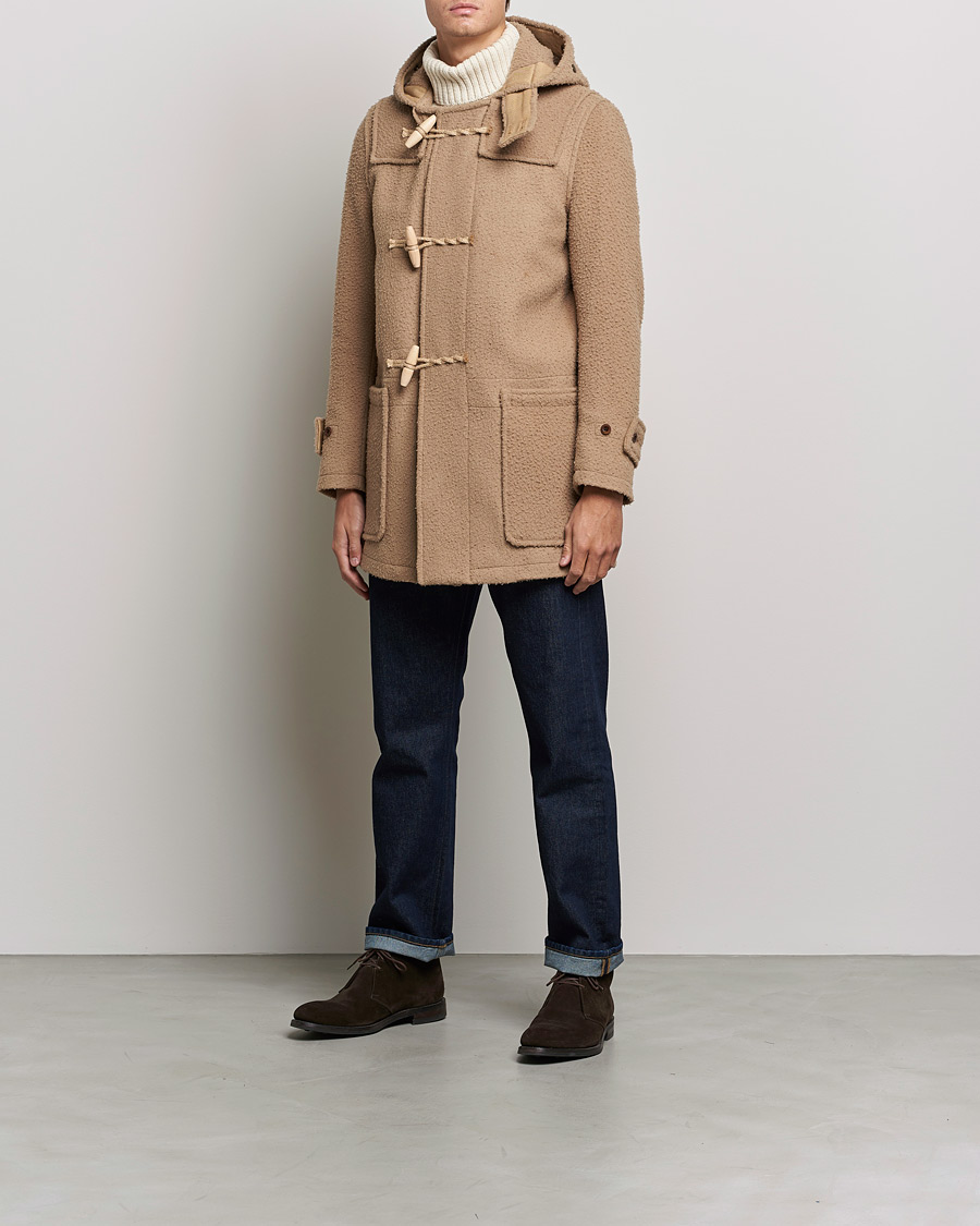 Hombres | Abrigos y chaquetas | Gloverall | Monty Casentino Wool Duffle Coat Camel