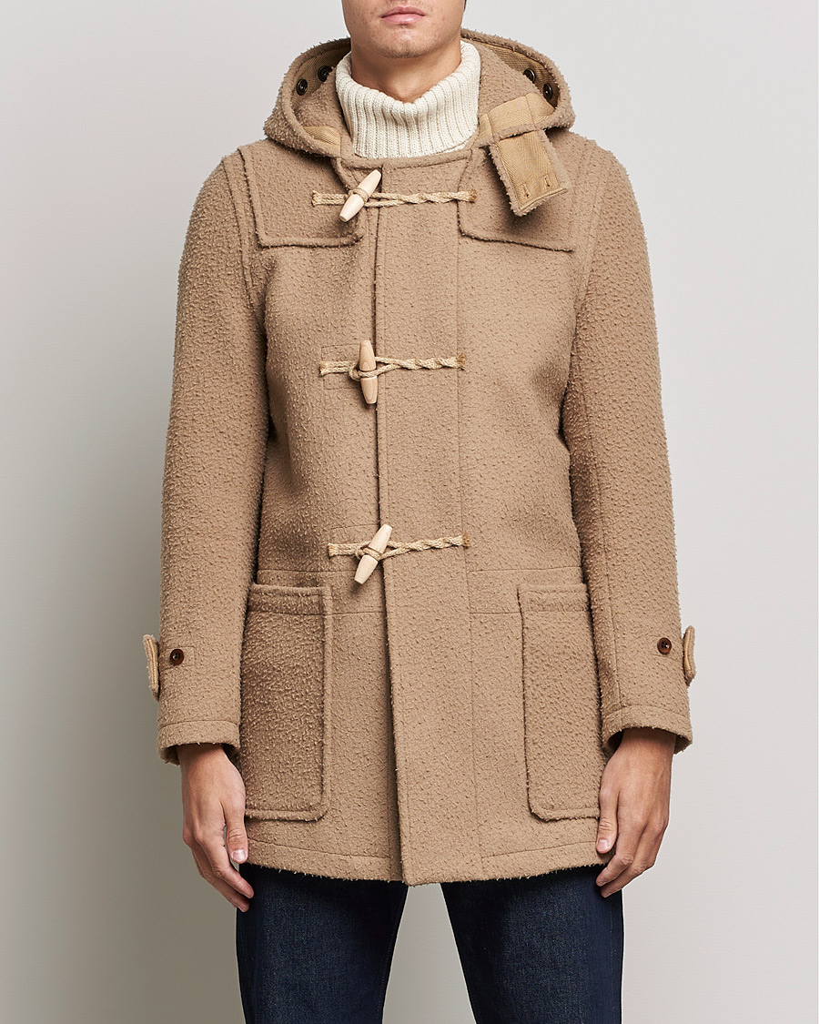 Hombres | Abrigos y chaquetas | Gloverall | Monty Casentino Wool Duffle Coat Camel