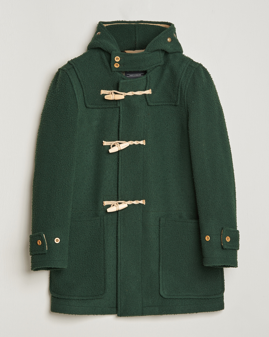 Hombres | Abrigos y chaquetas | Gloverall | Monty Casentino Wool Duffle Coat Moss