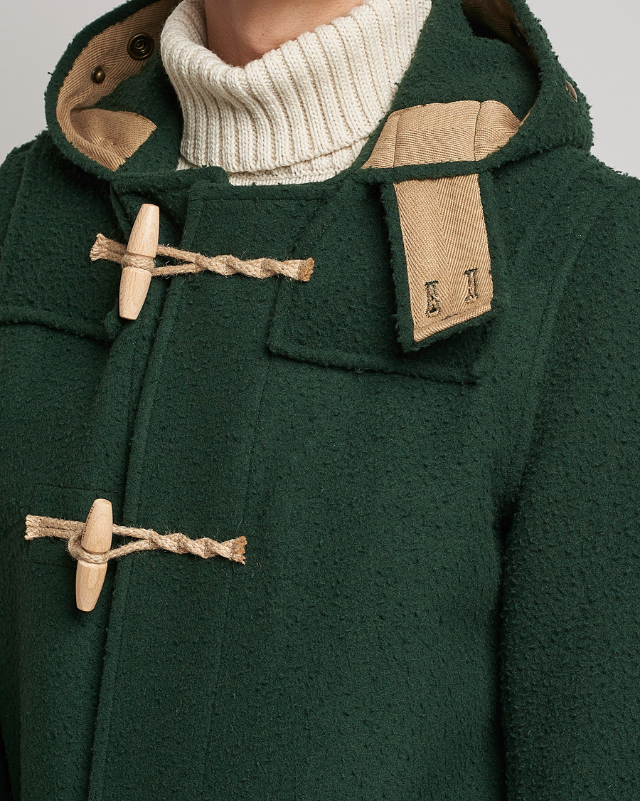 Hombres | Abrigos y chaquetas | Gloverall | Monty Casentino Wool Duffle Coat Moss