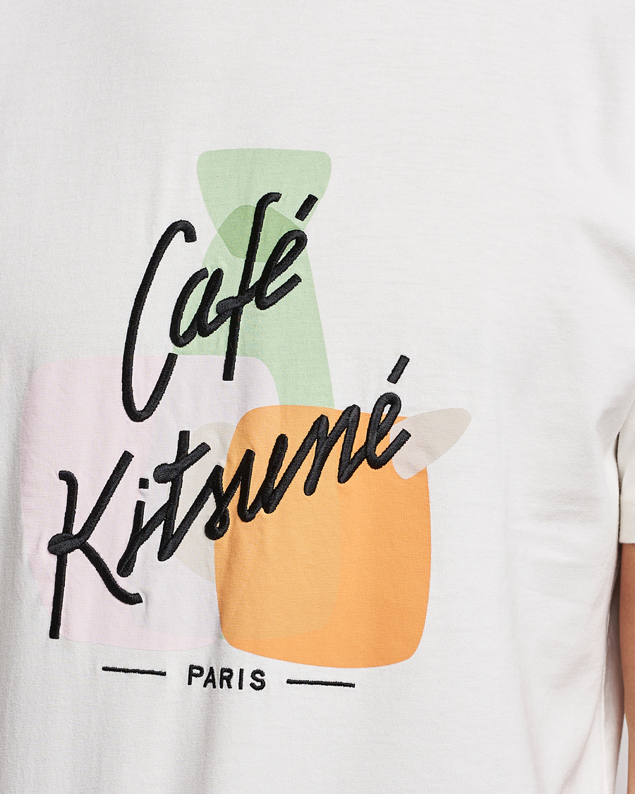 Hombres | Camisetas | Café Kitsuné | Crew T-Shirt Coconut Milk
