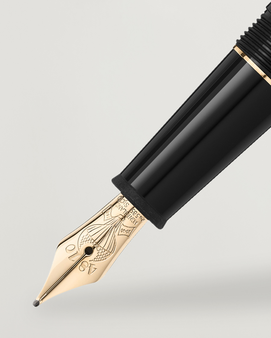 Men | Pens | Montblanc | Meisterstück ATW in 80 Days Classique Fountain Pen Black